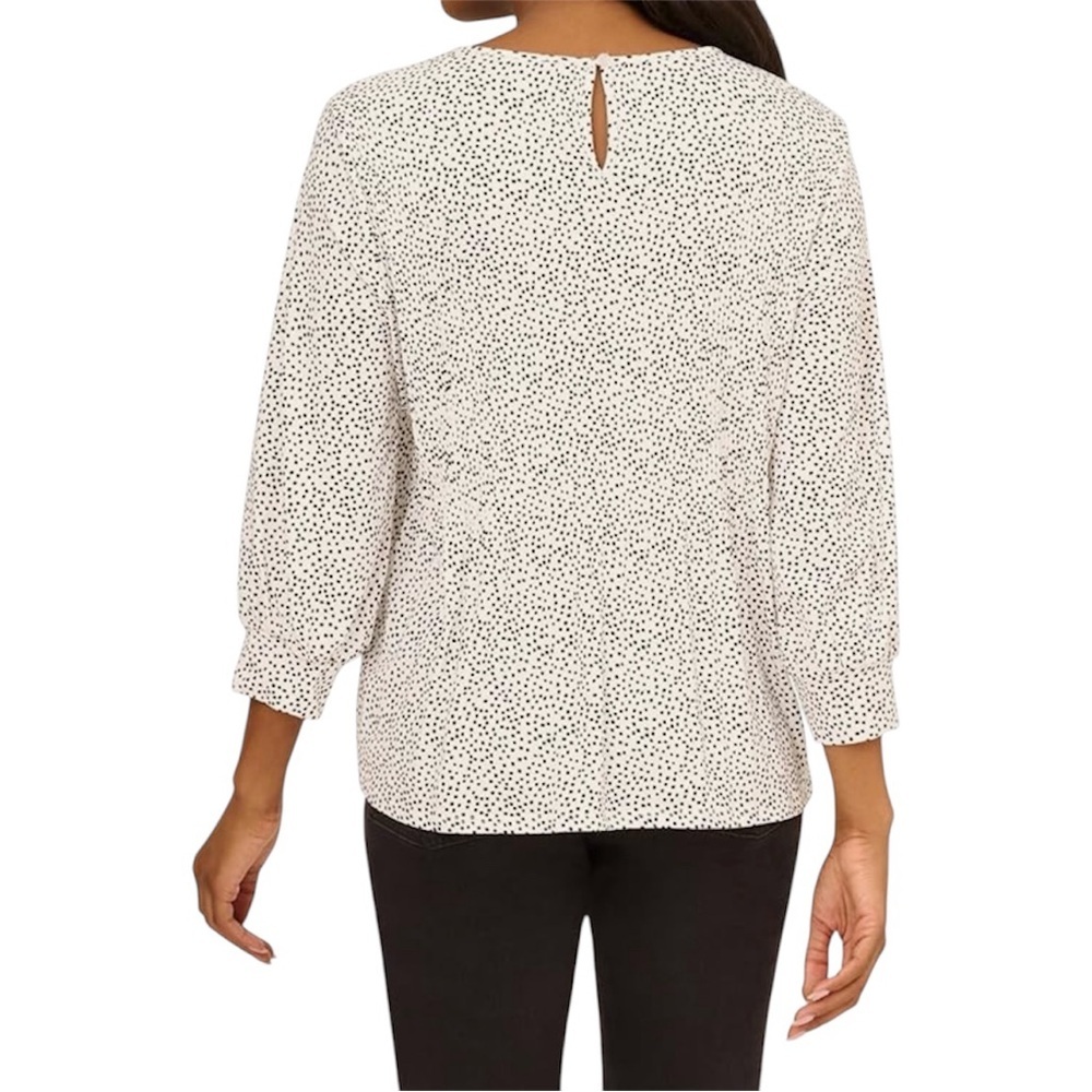 ADRIANA PAPEL PRINT KNIT PLEATED TRAPEZE TOP SIZE MEDIUM - Picture 8 of 13